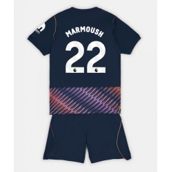 Fotbollsset Barn Tottenham Hotspur Omar Marmoush #22 Bortatröja 2026-27 Mini-Kit Kortärmad (+ korta byxor)