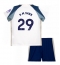 Fotbollsset Barn Tottenham Hotspur Pape Matar Sarr #29 Hemmatröja 2025-26 Mini-Kit Kortärmad (+ korta byxor)