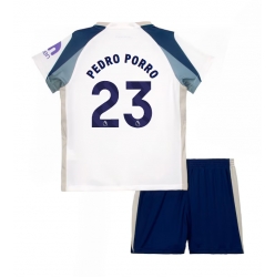 Fotbollsset Barn Tottenham Hotspur Pedro Porro #23 Hemmatröja 2025-26 Mini-Kit Kortärmad (+ korta byxor)