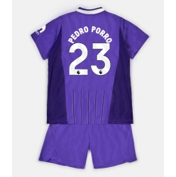 Fotbollsset Barn Tottenham Hotspur Pedro Porro #23 Tredje Tröja 2026-27 Mini-Kit Kortärmad (+ korta byxor)