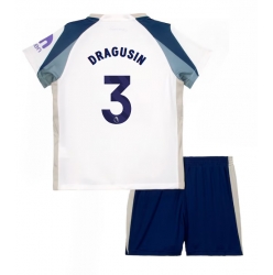 Fotbollsset Barn Tottenham Hotspur Radu Dragusin #3 Hemmatröja 2025-26 Mini-Kit Kortärmad (+ korta byxor)
