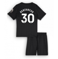 Fotbollsset Barn Tottenham Hotspur Rodrigo Bentancur #30 Bortatröja 2025-26 Mini-Kit Kortärmad (+ korta byxor)