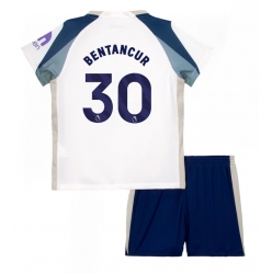Fotbollsset Barn Tottenham Hotspur Rodrigo Bentancur #30 Hemmatröja 2025-26 Mini-Kit Kortärmad (+ korta byxor)