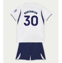 Fotbollsset Barn Tottenham Hotspur Rodrigo Bentancur #30 Hemmatröja 2026-27 Mini-Kit Kortärmad (+ korta byxor)