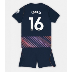 Fotbollsset Barn Tottenham Hotspur Sandro Tonali #16 Bortatröja 2026-27 Mini-Kit Kortärmad (+ korta byxor)