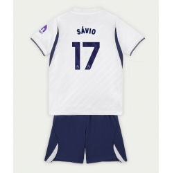 Fotbollsset Barn Tottenham Hotspur Savio #17 Hemmatröja 2026-27 Mini-Kit Kortärmad (+ korta byxor)