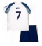 Fotbollsset Barn Tottenham Hotspur Xavi Simons #7 Hemmatröja 2025-26 Mini-Kit Kortärmad (+ korta byxor)