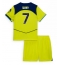 Fotbollsset Barn Tottenham Hotspur Xavi Simons #7 Tredje Tröja 2025-26 Mini-Kit Kortärmad (+ korta byxor)
