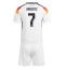 Fotbollsset Barn Tyskland Kai Havertz #7 Hemmatröja EM 2024 Mini-Kit Kortärmad (+ korta byxor)