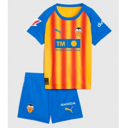 Fotbollsset Barn Valencia Tredje Tröja 2025-26 Mini-Kit Kortärmad (+ korta byxor)