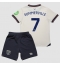 Fotbollsset Barn West Ham United Crysencio Summerville #7 Bortatröja 2025-26 Mini-Kit Kortärmad (+ korta byxor)