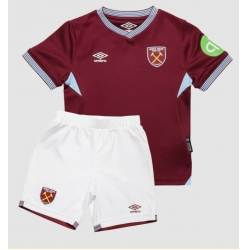 Fotbollsset Barn West Ham United Hemmatröja 2025-26 Mini-Kit Kortärmad (+ korta byxor)