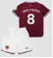 Fotbollsset Barn West Ham United James Ward-Prowse #8 Hemmatröja 2025-26 Mini-Kit Kortärmad (+ korta byxor)