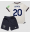 Fotbollsset Barn West Ham United Jarrod Bowen #20 Bortatröja 2025-26 Mini-Kit Kortärmad (+ korta byxor)