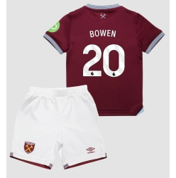 Fotbollsset Barn West Ham United Jarrod Bowen #20 Hemmatröja 2025-26 Mini-Kit Kortärmad (+ korta byxor)