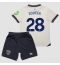 Fotbollsset Barn West Ham United Tomas Soucek #28 Bortatröja 2025-26 Mini-Kit Kortärmad (+ korta byxor)