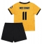 Fotbollsset Barn Wolves Hee-chan Hwang #11 Hemmatröja 2025-26 Mini-Kit Kortärmad (+ korta byxor)