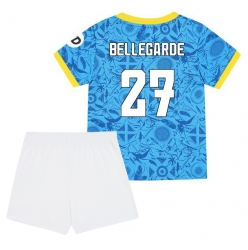 Fotbollsset Barn Wolves Jean-Ricner Bellegarde #27 Tredje Tröja 2025-26 Mini-Kit Kortärmad (+ korta byxor)