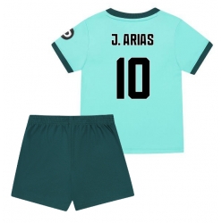 Fotbollsset Barn Wolves Jhon Arias #10 Bortatröja 2025-26 Mini-Kit Kortärmad (+ korta byxor)