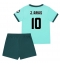 Fotbollsset Barn Wolves Jhon Arias #10 Bortatröja 2025-26 Mini-Kit Kortärmad (+ korta byxor)