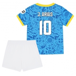Fotbollsset Barn Wolves Jhon Arias #10 Tredje Tröja 2025-26 Mini-Kit Kortärmad (+ korta byxor)