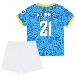 Fotbollsset Barn Wolves Rodrigo Gomes #21 Tredje Tröja 2025-26 Mini-Kit Kortärmad (+ korta byxor)