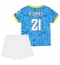 Fotbollsset Barn Wolves Rodrigo Gomes #21 Tredje Tröja 2025-26 Mini-Kit Kortärmad (+ korta byxor)