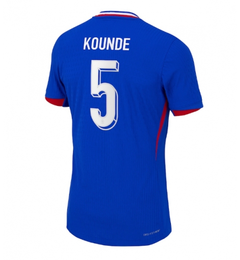 Frankrike Jules Kounde #5 Hemmatröja EM 2024 Kortärmad Frankrike Jules Kounde #5 Hemmatröja EM 2024 Kortärmad
