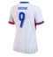 Frankrike Olivier Giroud #9 Bortatröja EM 2024 Dam Kortärmad