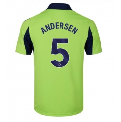 Fulham Joachim Andersen #5 Bortatröja 2025-26 Kortärmad