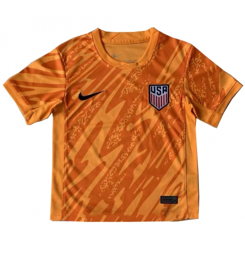 Förenta Staterna Målvakt Bortatröja Copa America 2024 Kortärmad Förenta Staterna Målvakt Bortatröja Copa America 2024 Kortärmad