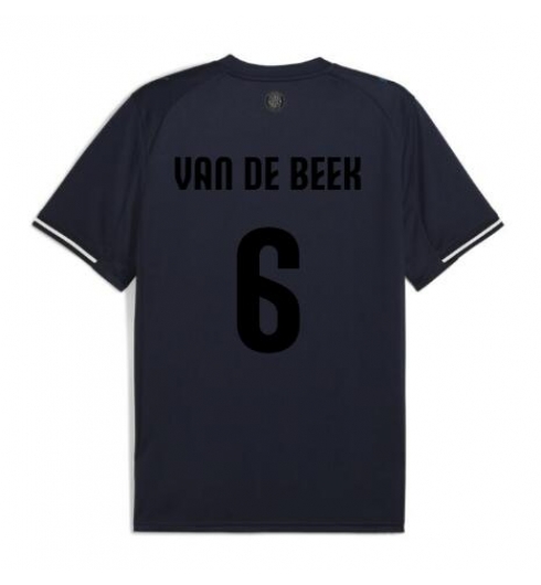 Girona Donny van de Beek #6 Tredje Tröja 2025-26 Kortärmad Girona Donny van de Beek #6 Tredje Tröja 2025-26 Kortärmad