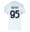 Inter Milan Alessandro Bastoni #95 Bortatröja 2025-26 Kortärmad