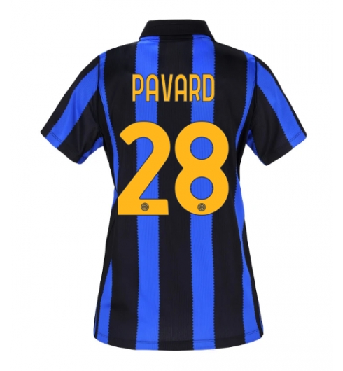 Inter Milan Benjamin Pavard #28 Hemmatröja 2026-27 Dam Kortärmad Inter Milan Benjamin Pavard #28 Hemmatröja 2026-27 Dam Kortärmad