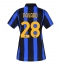 Inter Milan Benjamin Pavard #28 Hemmatröja 2026-27 Dam Kortärmad Inter Milan Benjamin Pavard #28 Hemmatröja 2026-27 Dam Kortärmad