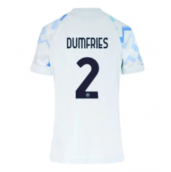 Inter Milan Denzel Dumfries #2 Bortatröja 2025-26 Dam Kortärmad