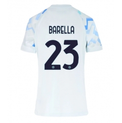 Inter Milan Nicolo Barella #23 Bortatröja 2025-26 Dam Kortärmad