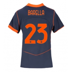 Inter Milan Nicolo Barella #23 Tredje Tröja 2025-26 Dam Kortärmad