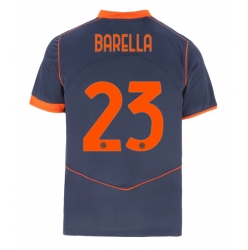 Inter Milan Nicolo Barella #23 Tredje Tröja 2025-26 Kortärmad