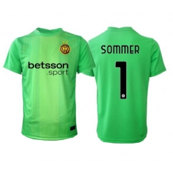 Inter Milan Yann Sommer #1 Målvakt Tredje Tröja 2025-26 Kortärmad