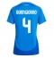 Italien Alessandro Buongiorno #4 Hemmatröja EM 2024 Dam Kortärmad Italien Alessandro Buongiorno #4 Hemmatröja EM 2024 Dam Kortärmad