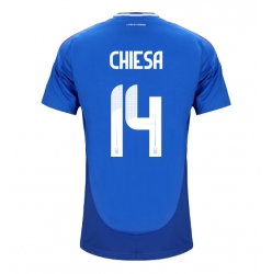 Italien Federico Chiesa #14 Hemmatröja EM 2024 Kortärmad