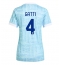 Juventus Federico Gatti #4 Bortatröja 2025-26 Dam Kortärmad