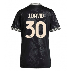 Juventus Jonathan David #30 Tredje Tröja 2025-26 Dam Kortärmad