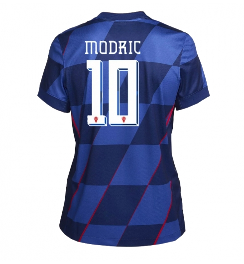 Kroatien Luka Modric #10 Bortatröja EM 2024 Dam Kortärmad Kroatien Luka Modric #10 Bortatröja EM 2024 Dam Kortärmad