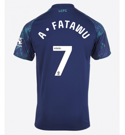 Leicester City Issahaku Fatawu #7 Bortatröja 2025-26 Kortärmad Leicester City Issahaku Fatawu #7 Bortatröja 2025-26 Kortärmad