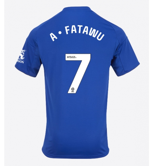 Leicester City Issahaku Fatawu #7 Hemmatröja 2025-26 Kortärmad Leicester City Issahaku Fatawu #7 Hemmatröja 2025-26 Kortärmad