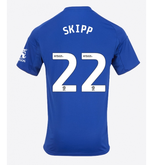 Leicester City Oliver Skipp #22 Hemmatröja 2025-26 Kortärmad Leicester City Oliver Skipp #22 Hemmatröja 2025-26 Kortärmad