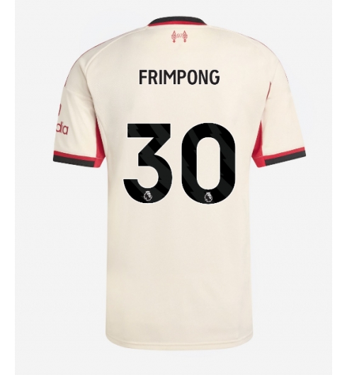 Liverpool Jeremie Frimpong #30 Bortatröja 2025-26 Kortärmad Liverpool Jeremie Frimpong #30 Bortatröja 2025-26 Kortärmad
