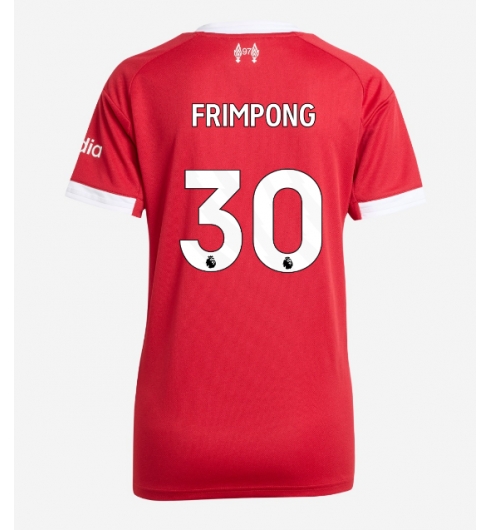 Liverpool Jeremie Frimpong #30 Hemmatröja 2025-26 Dam Kortärmad Liverpool Jeremie Frimpong #30 Hemmatröja 2025-26 Dam Kortärmad